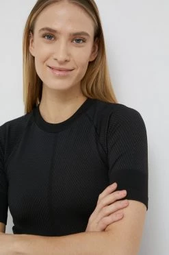 Γυναικεία Κοντομάνικο Top Adidas Performance χρώμα: μαύρο -Συμφωνίεςa didas Performance Κατάστημα unnamed file 3300