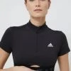Γυναικεία Αμάνικος Μπλουζάκι Adidas Performance χρώμα: μαύρο -Συμφωνίεςa didas Performance Κατάστημα unnamed file 3302