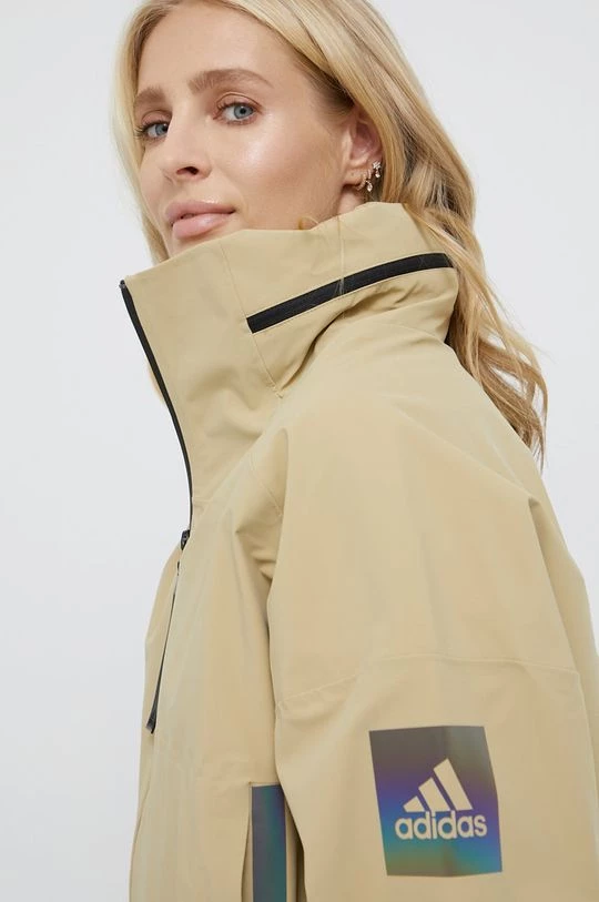 Γυναικεία Κοντά μπουφάν Μπουφάν Adidas Performance χρώμα: μπεζ 3 Γυναικεία Κοντά μπουφάν Μπουφάν Adidas Performance χρώμα: μπεζ
