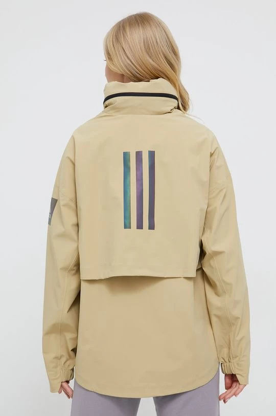 Γυναικεία Κοντά μπουφάν Μπουφάν Adidas Performance χρώμα: μπεζ 5 Γυναικεία Κοντά μπουφάν Μπουφάν Adidas Performance χρώμα: μπεζ - Image 3