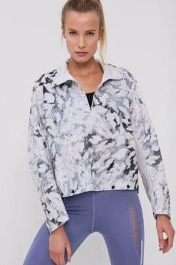 Γυναικεία Κοντά μπουφάν Μπουφάν Adidas Performance χρώμα: γκρι