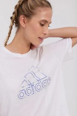 Γυναικεία Κοντομάνικο Μπλουζάκι Adidas Performance χρώμα: άσπρο
