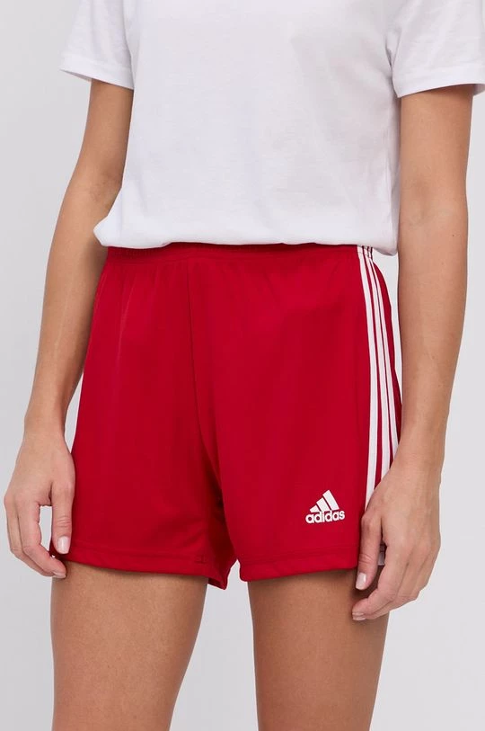 Γυναικεία Σορτς Adidas Performance χρώμα: κόκκινο 3 Γυναικεία Σορτς Adidas Performance χρώμα: κόκκινο