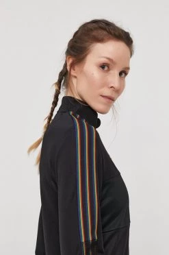 Γυναικεία Με φερμουάρ Μπλούζα Adidas Performance χρώμα: μαύρο -Συμφωνίεςa didas Performance Κατάστημα unnamed file 3408