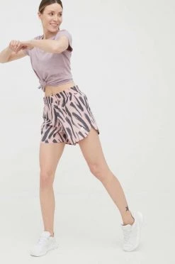 Γυναικεία Σορτς τρεξίματος Adidas Performance Run Icons ροζ