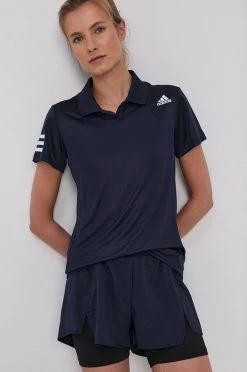 Γυναικεία Κοντομάνικο Μπλουζάκι Adidas Performance χρώμα: ναυτικό μπλε