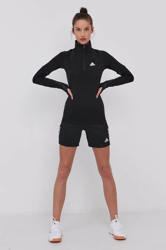 Γυναικεία Σορτς Adidas Performance χρώμα: μαύρο 4 Γυναικεία Σορτς Adidas Performance χρώμα: μαύρο - Image 2