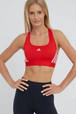 Γυναικεία Αθλητικά σουτιέν Αθλητικό σουτιέν Adidas Performance Powerreact κόκκινο