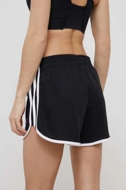 Γυναικεία Σορτς τρεξίματος Adidas Performance χρώμα: μαύρο, -Συμφωνίεςa didas Performance Κατάστημα unnamed file 3793