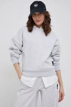 Γυναικεία Χωρίς φερμουάρ Μπλούζα Adidas Performance χρώμα: γκρι