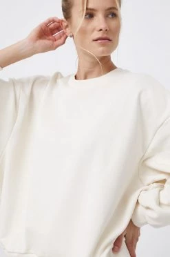 Γυναικεία Χωρίς φερμουάρ Μπλούζα Adidas Performance χρώμα: κρεμ -Συμφωνίεςa didas Performance Κατάστημα unnamed file 408