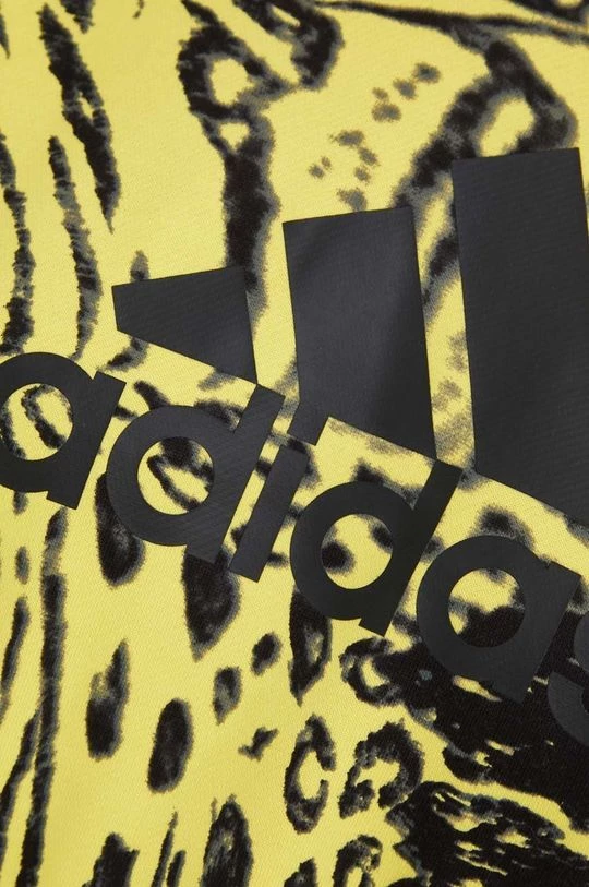 Γυναικεία Χωρίς φερμουάρ Βαμβακερή μπλούζα Adidas Performance χρώμα: κίτρινο, με κουκούλα 7 Γυναικεία Χωρίς φερμουάρ Βαμβακερή μπλούζα Adidas Performance χρώμα: κίτρινο, με κουκούλα - Image 5