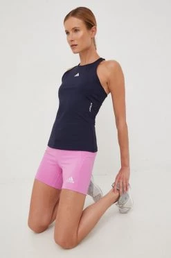 Γυναικεία Αμάνικος Τοπ προπόνησης Adidas Performance Techfit μαύρο