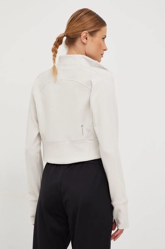 Γυναικεία Με φερμουάρ Φούτερ προπόνησης Adidas Performance Studio Track μπεζ 5 Γυναικεία Με φερμουάρ Φούτερ προπόνησης Adidas Performance Studio Track μπεζ - Image 3