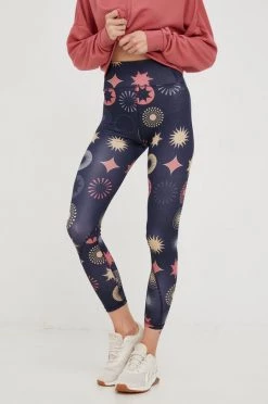 Γυναικεία Κολάν προπόνησης Adidas Performance Optime ναυτικό μπλε