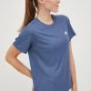 Γυναικεία Κοντομάνικο Μπλουζάκι για τρέξιμο Adidas Performance Run It χάλυβα μπλε