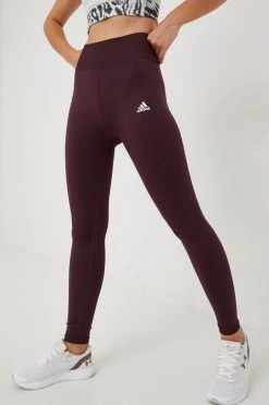 Γυναικεία Κολάν προπόνησης Adidas Performance κάστανο