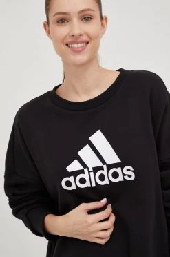 Γυναικεία Χωρίς φερμουάρ Βαμβακερή μπλούζα Adidas Performance χρώμα: μαύρο, -Συμφωνίεςa didas Performance Κατάστημα unnamed file 652