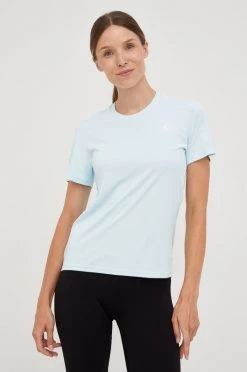 Γυναικεία Κοντομάνικο Μπλουζάκι για τρέξιμο Adidas Performance Run It χλωμό λευκό