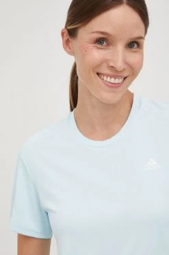 Γυναικεία Κοντομάνικο Μπλουζάκι για τρέξιμο Adidas Performance Run It χλωμό λευκό -Συμφωνίεςa didas Performance Κατάστημα unnamed file 675