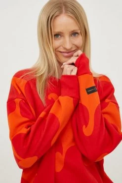 Γυναικεία Χωρίς φερμουάρ Μπλούζα Adidas Performance Marimekko πορτοκαλί