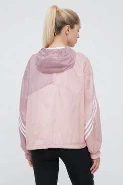 Γυναικεία Κοντά μπουφάν Αντιανεμικό Adidas Performance ροζ, -Συμφωνίεςa didas Performance Κατάστημα unnamed file 911