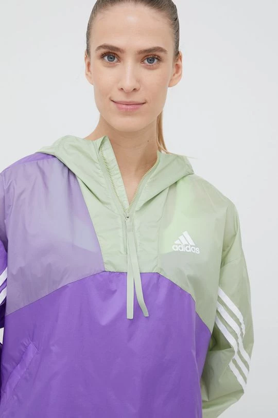 Γυναικεία Κοντά μπουφάν Αντιανεμικό Adidas Performance Back To Sport μοβ 6 Γυναικεία Κοντά μπουφάν Αντιανεμικό Adidas Performance Back To Sport μοβ - Image 4