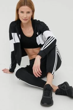 Γυναικεία φόρμες Αθλητική φόρμα Adidas Performance μαύρο