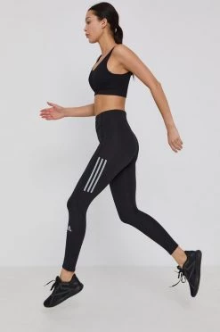 Γυναικεία Κολάν Adidas Performance χρώμα: μαύρο