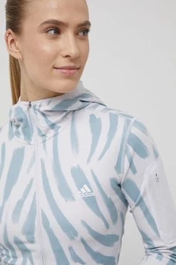 Γυναικεία Με φερμουάρ Φούτερ για τζόκινγκ Adidas Performance Run Icon χρώμα: γκρι, -Συμφωνίεςa didas Performance Κατάστημα unnamed file 995